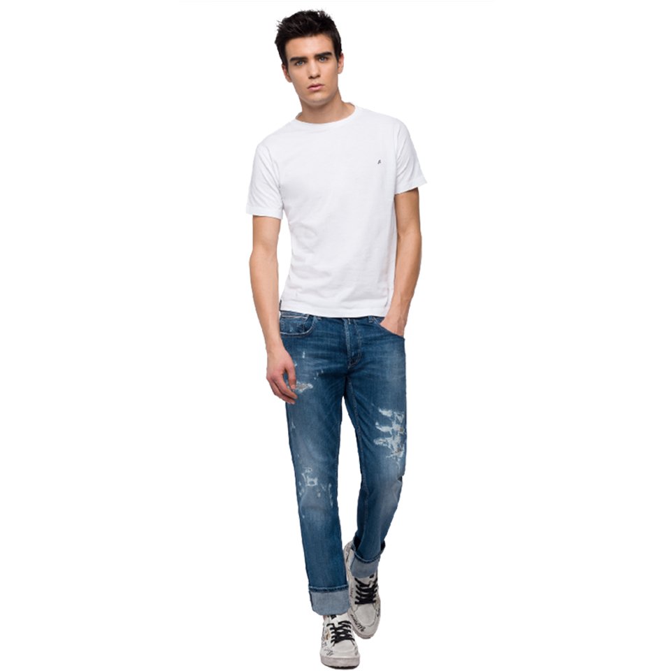 casual ripped jeans for men